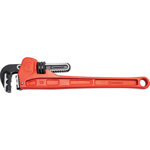 Cl&eacute; &agrave; tuyau &agrave; m&acirc;choires K9, Cap des m&acirc;choires 2-7/8", Longueur 18", Fini Rev&ecirc;tement en poudre, Prise Ergonomique Southpoint Industrial Supply