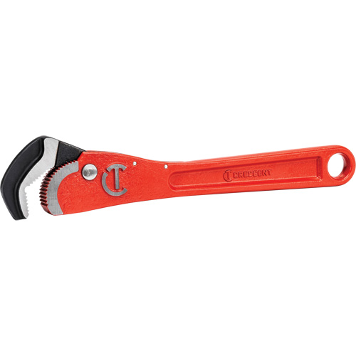 Self-Adjusting Pipe Wrench, 1-1/2" Jaw Capacity, 12" Long, Powder Coated Finish, Non-Ergonomic Handle Southpoint Industrial Supply