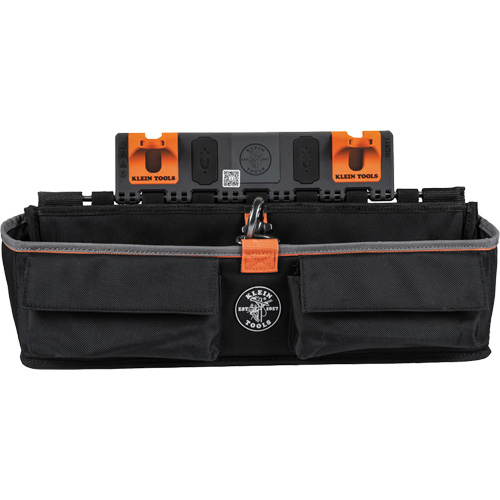 Module pour grande poche avec crochet en S Bucket Work Centre, Nylon, 3 pochettes, Noir/Orange Southpoint Industrial Supply