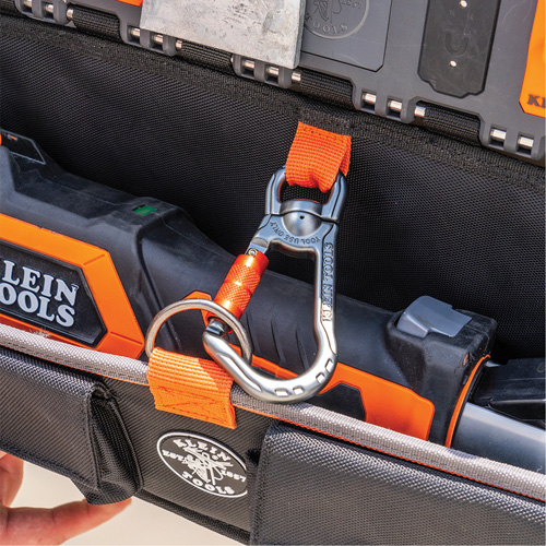 Module pour grande poche avec crochet en S Bucket Work Centre, Nylon, 3 pochettes, Noir/Orange Southpoint Industrial Supply