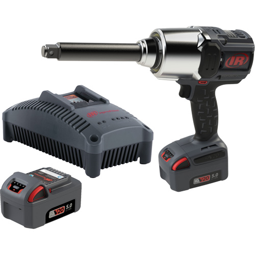 Cordless Impact Wrench Kit with Friction Ring Thru-Hole, 20 V, 3/4" Socket Southpoint Industrial Supply