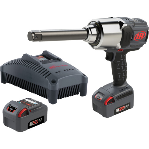 Cordless Impact Wrench Kit with Friction Ring Thru-Hole, 20 V, 1" Socket Southpoint Industrial Supply