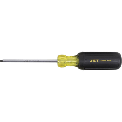 JKSR-2 Tournevis &agrave; pointe carr&eacute;e, Tige de #2, Ronde, 4" lo, Prise en Coussin&eacute;e Southpoint Industrial Supply