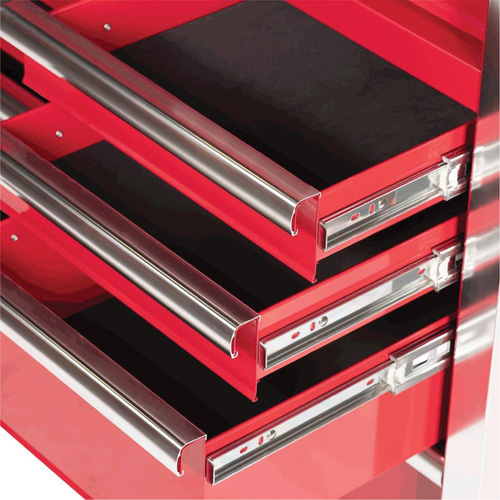 PRC4211 Pro Series Roller Cabinet, 11 Drawers, 42" W x 18" D x Red Southpoint Industrial Supply