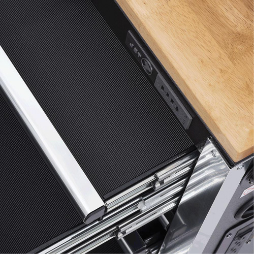 HDRC5212 HD Series Roller Cabinet, 12 Drawers, 51-1/4" W x 21" D x 40-3/10" H, Black Southpoint Industrial Supply