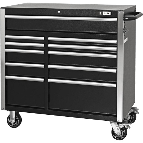 HDCC-4115 HD Series Toolbox Combo, 21-1/2" D x 44-1/5" W x 63-3/10" H, Black Southpoint Industrial Supply