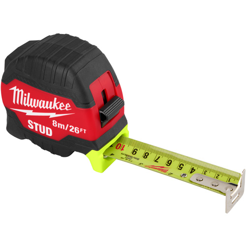 Stud Tape Measure, 1-5/16" x 26' Southpoint Industrial Supply