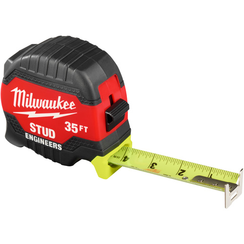 Stud Tape Measure, 1-5/16" x 35' Southpoint Industrial Supply