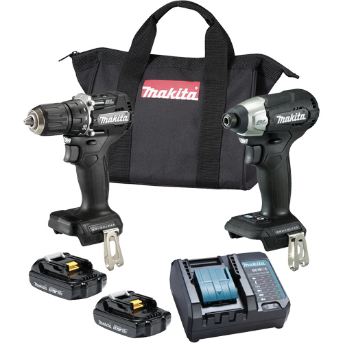 Ensemble 2 outils sous compact &agrave; moteur sans balai LXT, Lithium-ion, 18 V Southpoint Industrial Supply