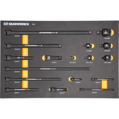 Mechanics Tool Set in Modular Foam Trays with Storage Unit, 247 Pieces Southpoint Industrial Supply