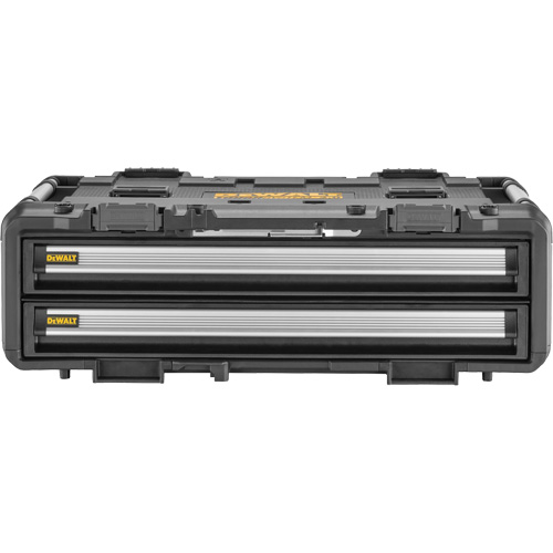 Bloc &agrave; 2 tiroirs TOUGHSYSTEM 2.0 DXL, 30" x 21-13/20" x 10", Noir/Jaune Southpoint Industrial Supply