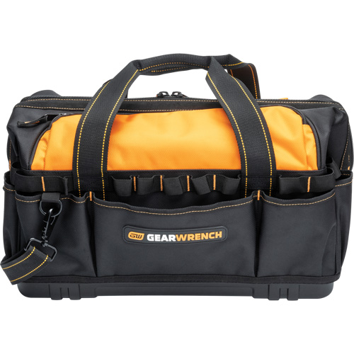 Professional 20" Tool Bag, Nylon, 33 Pockets, Black/Orange Southpoint Industrial Supply