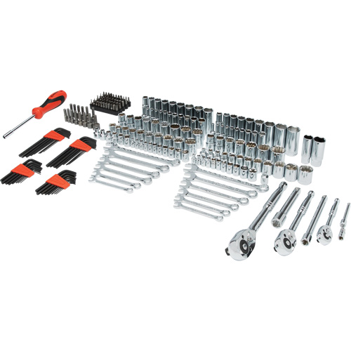 Jeu d'outils manuels pour m&eacute;canicien 1/4", 3/8" & 1/2" avec mallette de transport &agrave; 3 tiroirs Southpoint Industrial Supply