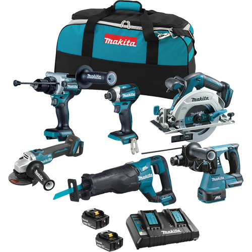 LXT Brushless 6 Tool Combo Kit, 18 V Southpoint Industrial Supply