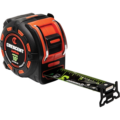 Shockforce NITE EYE Magnetic Tape Measure, 1-1/4" x 16', SAE Graduations Southpoint Industrial Supply