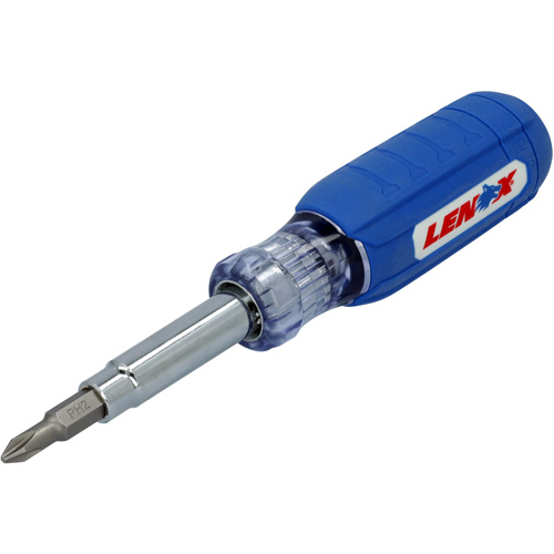 9-in-1 Multi-Bit Screwdriver, Textured Handle Southpoint Industrial Supply