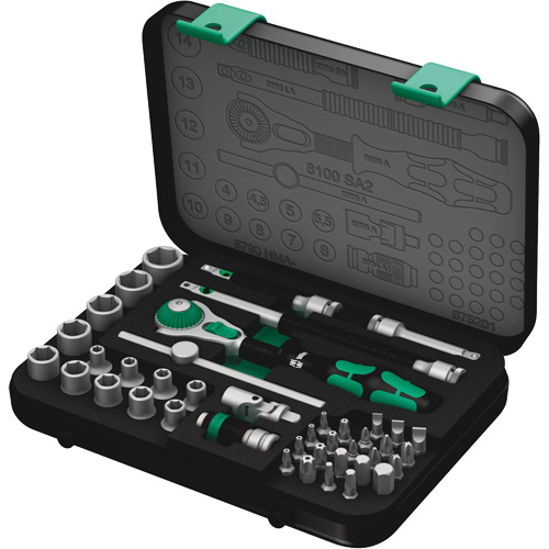 Jeu de cliquets rapides Zyklop 8100 SA 2, 42 Mcx, Prise de 3/8" Southpoint Industrial Supply