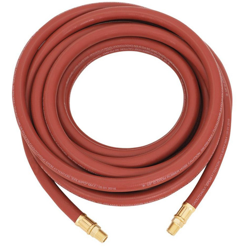 AH3825RB Hose, Air, Rubber, 3/8" dia. x 25', 300 psi, 1/4 NPT Southpoint Industrial Supply