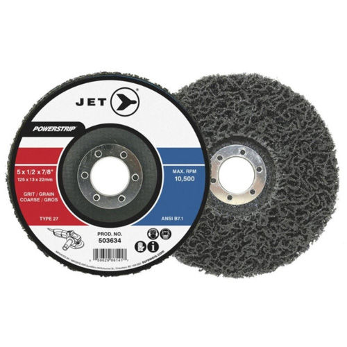 POWERSTRIP XCL T27 Surface Preparation Depressed Centre Wheel, 5" Dia., Coarse Grit Southpoint Industrial Supply