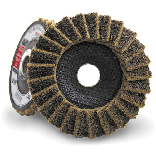 POWERBLEND SCD Surface Conditioning Flap Disc, 4-1/2" x 7/8", Type 29, Coarse Grit Southpoint Industrial Supply