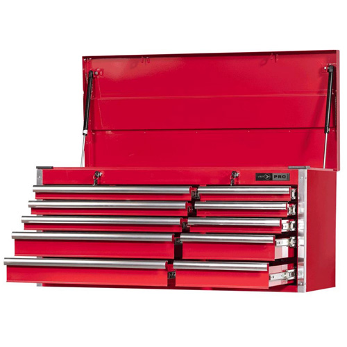 Coffre pour m&eacute;canicien de s&eacute;rie Pro PCM4210 , 40-3/10" la, 10 tiroirs, Rouge Southpoint Industrial Supply