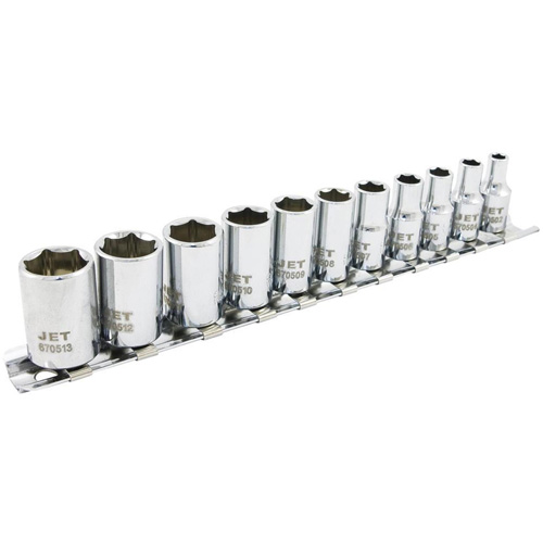 Jeu de douilles m&eacute;triques &agrave; 6 pans SS1411M-6, 11 Mcx, Prise de 1/4" Southpoint Industrial Supply