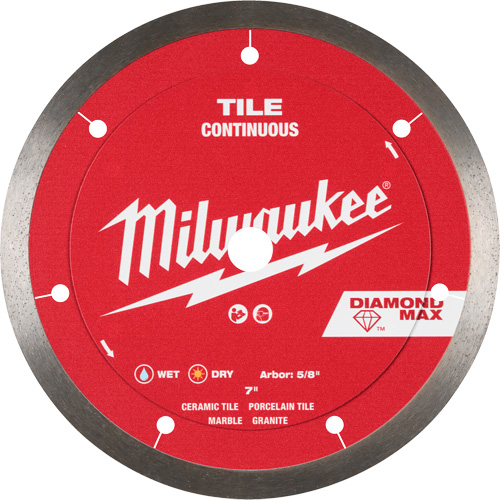 Lame diamant&eacute;e continue pour tuile DIAMOND MAX Southpoint Industrial Supply