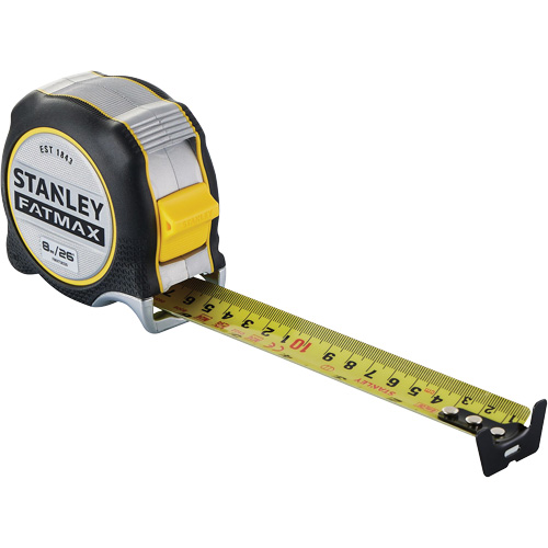 Ruban &agrave; mesurer de premi&egrave;re qualit&eacute; FATMAX, 1-1/4" x 26', Marques de goujon Imp&eacute;rial Southpoint Industrial Supply