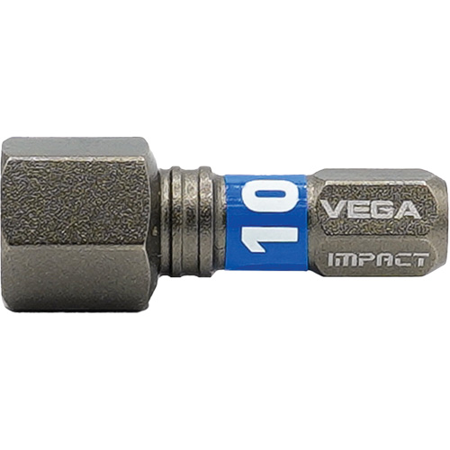 Impactech&reg; Insert Bit, Hex, 10 mm, 1/4" Drive Southpoint Industrial Supply
