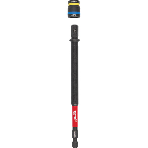 SHOCKWAVE Impact Duty 5/16” & 3/8" QUIK-CLEAR 2-in-1 Nut Driver, 1/4" Drive, 6" L, Magnetic Southpoint Industrial Supply