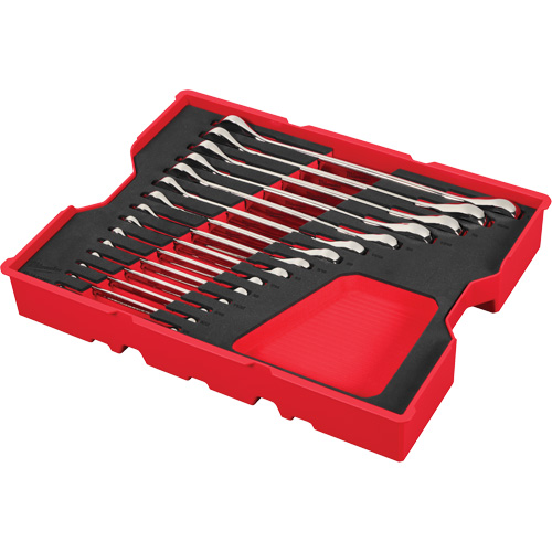 Jeu de cl&eacute;s SAE avec organisateur pour tiroirs PACKOUT, Combinaison &agrave; cliquet, 15 morceaux, Imp&eacute;rial Southpoint Industrial Supply