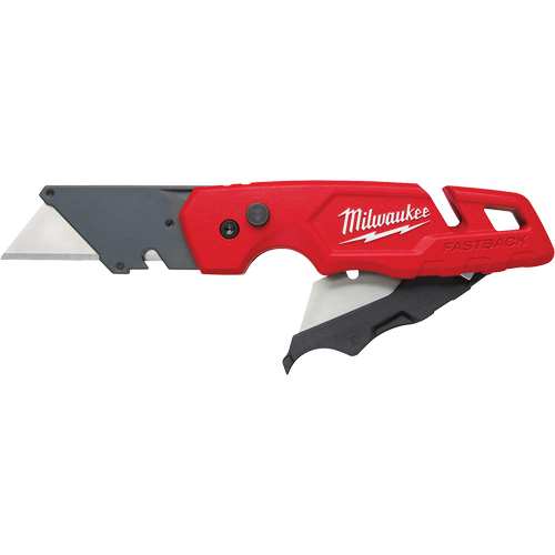 FASTBACK Folding Utility Knife with Blade Storage, Metal Handle Southpoint Industrial Supply