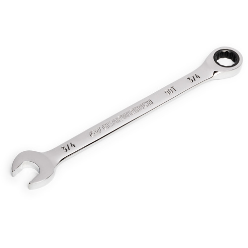 Cl&eacute; &agrave; cliquet combin&eacute;e &agrave; 90 dents, 12 pans, 3/4", Fini Chrome Southpoint Industrial Supply
