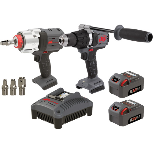 Hammer Drill & Impact Wrench Combo Kit, Lithium-Ion, 20 V Southpoint Industrial Supply