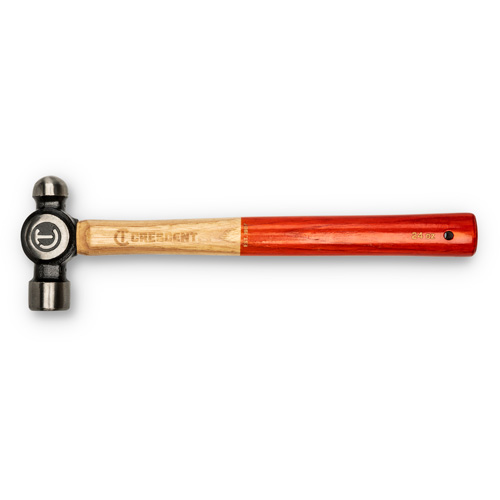 Ball Pein Hammer, 24 oz. Head Weight, Polished Face, Wood Handle Southpoint Industrial Supply