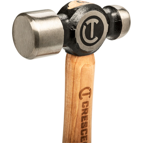 Ball Pein Hammer, 32 oz. Head Weight, Polished Face, Wood Handle Southpoint Industrial Supply