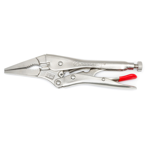 Locking Pliers with Wire Cutter, 9" Length, Long Nose Southpoint Industrial Supply