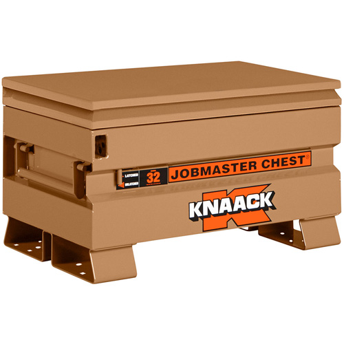 Model 32 Jobsite Chest with Padlock, 32" x 19" x 19", Steel, Tan Southpoint Industrial Supply