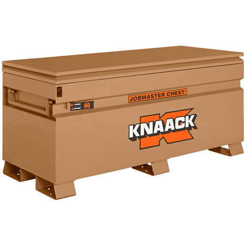 Model 60 Jobsite Chest with Padlock, 60" x 24" x 28-1/2", Steel, Tan Southpoint Industrial Supply