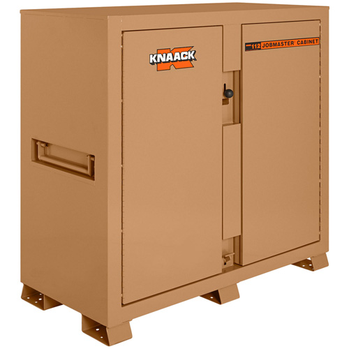 Model 112 Jobsite Cabinet with Padlock, Steel, 54.9 Cubic Feet, Tan Southpoint Industrial Supply