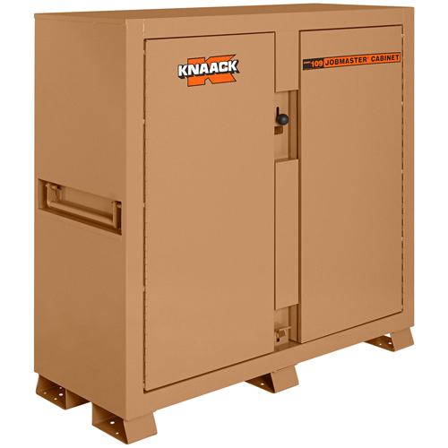 Model 109 Jobsite Cabinet with Padlock, Steel, 47.5 Cubic Feet, Tan Southpoint Industrial Supply