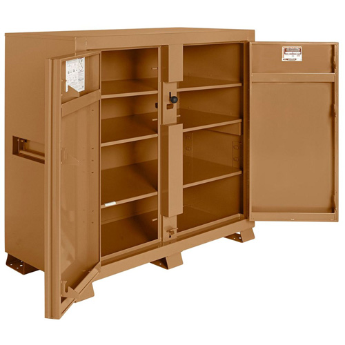 Armoire de chantier mod&egrave;le 139 avec cadenas, Acier, 59,4 pi³, Havane Southpoint Industrial Supply