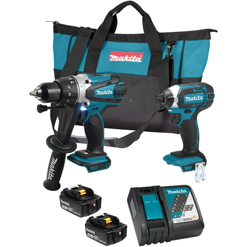 Ensemble visseuse &agrave; chocs et perceuse-visseuse &agrave; chocs sans fil LXT, Lithium-ion, 18 V Southpoint Industrial Supply