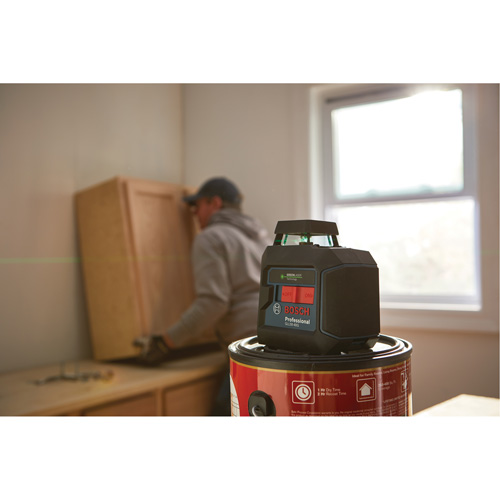 Laser &agrave; lignes crois&eacute;es 360° auto-nivelant &agrave; faisceau vert Southpoint Industrial Supply