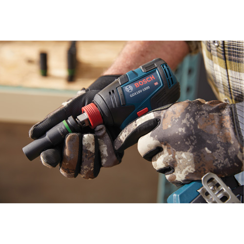 Two-In-One Bit/Socket Impact Driver/Wrench Kit, 1/2", 1800 in-lbs. Max. Torque, 18 V, Lithium-Ion Southpoint Industrial Supply