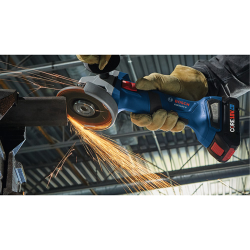 Brushless Angle Grinder with Slide Switch, 4-1/2" Wheel, 18 V Southpoint Industrial Supply