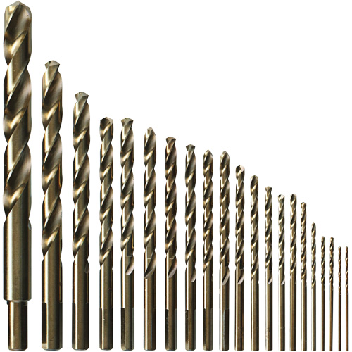 Drill Bit Set, 21 Pieces, Cobalt Southpoint Industrial Supply