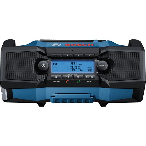 Compact Jobsite Radio with Bluetooth&reg; 5.0, Lithium-Ion, 18 V Southpoint Industrial Supply