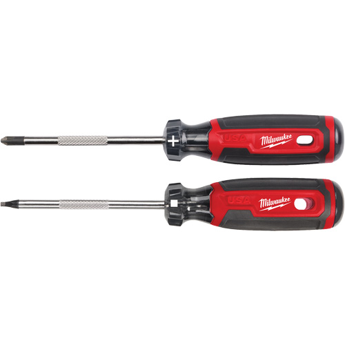 Cushion Grip Screwdriver Set, 2 Pcs. Southpoint Industrial Supply