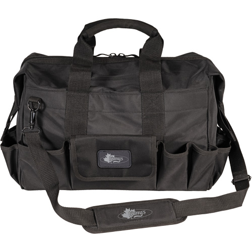 Phantom Collection 18" Contractor's Tool Bag, Ballistic Polyester, 25 Pockets, Black Southpoint Industrial Supply